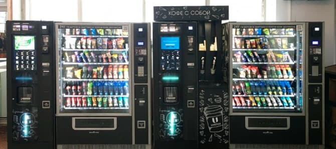 Фото новости: "Вендинговые аппараты будут продавать энергетики по биометрии"
