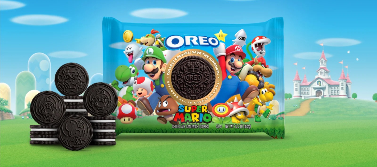 Фото новости: "Oreo выпустил линейку печенья с героями Super Mario"