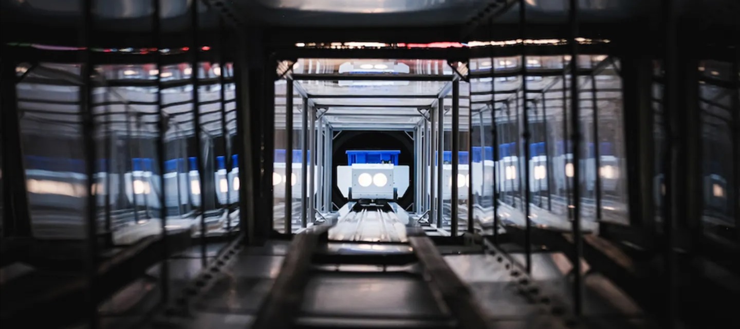 Фото новости: "В Атланте заработала первая в мире подземная система доставки"