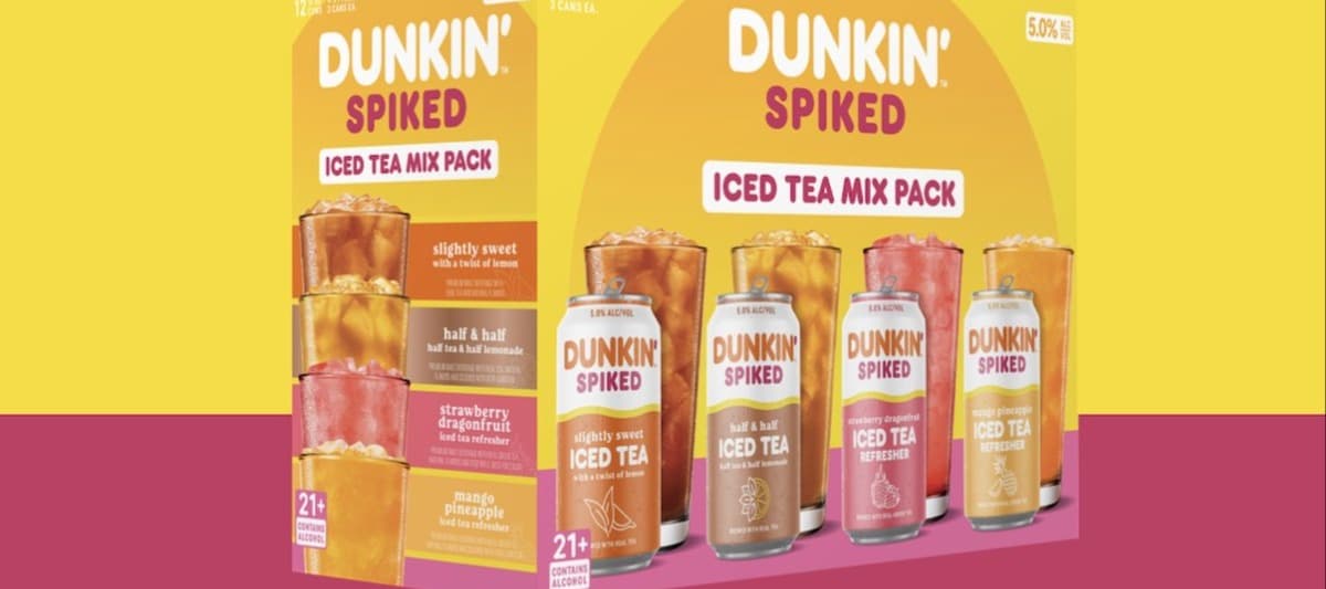 Фото новости: "Dunkin' Donuts выпустит холодный алкогольный чай и кофе"