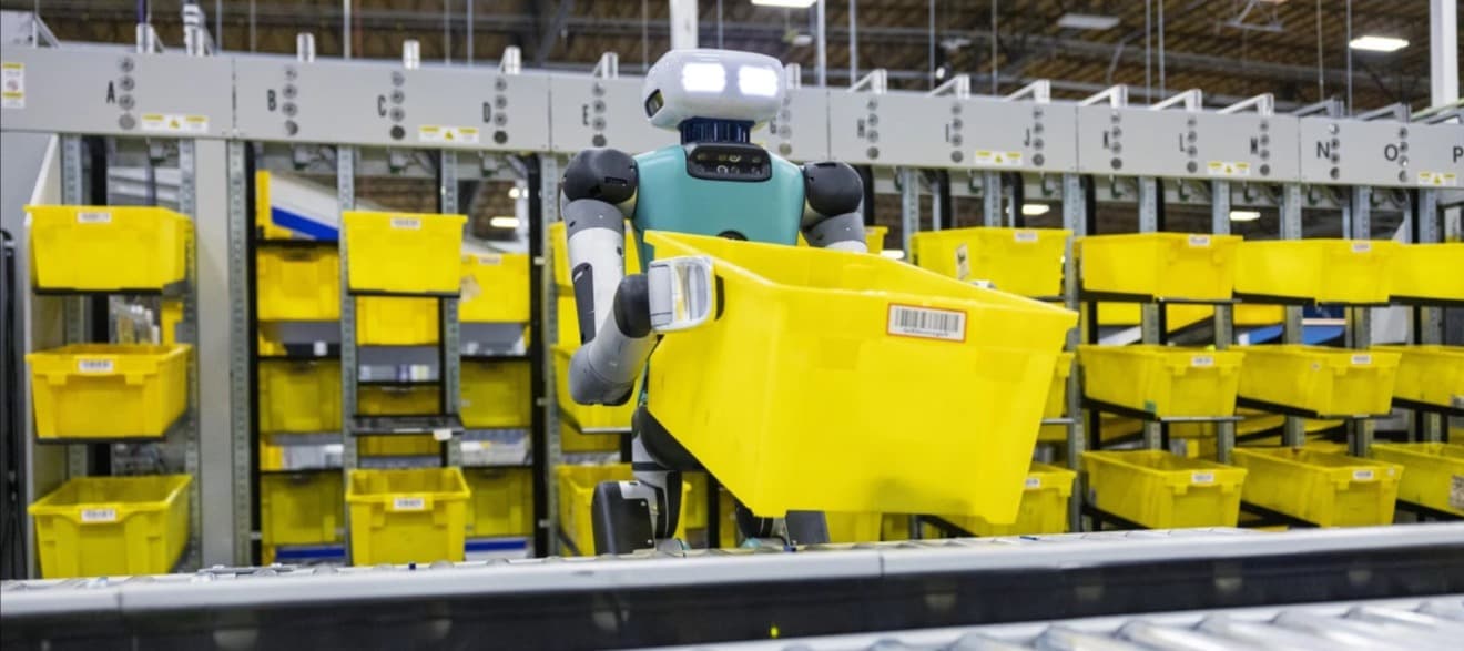 Фото новости: "Amazon начал тестировать гуманоидных роботов на складах"